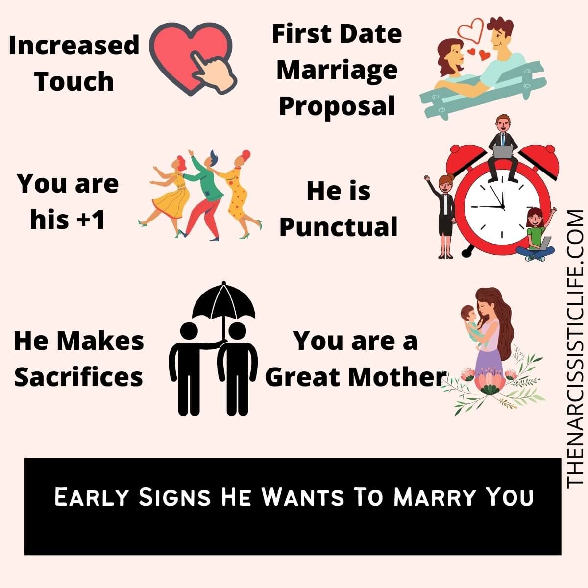 "그가 나와 결혼하고 싶어 할까?": 15가지 방법으로 말할 수 있습니다!